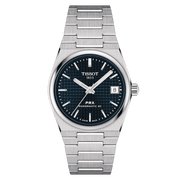Tissot PRX Powermatic 80 35mm T137.207.11.041.00 - bracciale e cassa acciaio - quadrante blu navy con datario